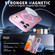 iPhone 17 Pro Honeycomb Cooling MagSafe Holder Phone Case - Pink