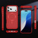 iPhone 17 Pro Imitation Original CD Texture Magsafe PC Hybrid TPU Phone Case - Red