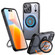 iPhone 17 Pro Kalebol 360-degree Rotating MagSafe Magnetic Holder Phone Case - Black