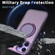 iPhone 17 Pro Kalebol 360-degree Rotating MagSafe Magnetic Holder Phone Case - Purple