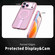 iPhone 17 Pro kalebol Honeycomb Cooling MagSafe Holder Phone Case - Pink