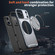 iPhone 17 Pro kalebol Metal 360 Degree Rotation Holder MagSafe Phone Case - Grey