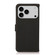 iPhone 17 Pro KHAZNEH Custer Genuine Leather RFID Phone Case - Black