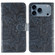 iPhone 17 Pro Lace Flower Embossing Flip Leather Phone Case - Dark Blue