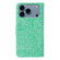 iPhone 17 Pro Lace Flower Embossing Flip Leather Phone Case - Green