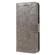 iPhone 17 Pro Lace Flower Embossing Flip Leather Phone Case - Grey
