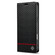 iPhone 17 Pro LC.IMEEKE Carbon Fiber Leather Phone Case - Horizontal Black