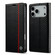 iPhone 17 Pro LC.IMEEKE Carbon Fiber Leather Phone Case - Vertical Black