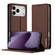 iPhone 17 Pro LC.IMEEKE L1 Series Frosted Fine Texture PU Phone Case - Brown