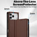 iPhone 17 Pro LC.IMEEKE L1 Series Frosted Fine Texture PU Phone Case - Brown
