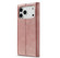 iPhone 17 Pro LC.IMEEKE Strong Magnetism Microfiber Leather Phone Case - Rose Gold