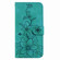 iPhone 17 Pro Lily Embossed Leather Phone Case - Green