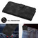 iPhone 17 Pro Line Pattern Skin Feel Leather Phone Case - Black