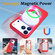 iPhone 17 Pro Liquid Silicone MagSafe Magnetic Phone Case with Ring Holder - Red