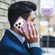 iPhone 17 Pro Litchi Texture RFID Anti-theft Leather Phone Case - Purple