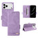 iPhone 17 Pro Magnetic Clasp Leather Phone Case - Purple