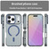 iPhone 17 Pro MagSafe Frosted Translucent TPU + PC Full Coverage Phone Case - Dark Blue