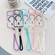 iPhone 17 Pro MagSafe Magnetic Clear Phone Case with Wrist Strap - Blue