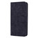 iPhone 17 Pro Mandala Embossed Dual-Fold Calf Leather Phone Case - Black