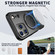 iPhone 17 Pro Metal Rotation Holder MagSafe TPU Hybrid PC Phone Case - Black