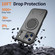 iPhone 17 Pro Metal Rotation Holder MagSafe TPU Hybrid PC Phone Case - Black