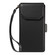 iPhone 17 Pro Multi Card Wallet Leather Phone Case with Strap - Black
