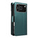 iPhone 17 Pro Multi Card Wallet Leather Phone Case with Strap - Green