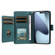 iPhone 17 Pro Multi Card Wallet Leather Phone Case with Strap - Green
