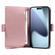 iPhone 17 Pro Multi Card Wallet Leather Phone Case with Strap - Rose Gold