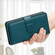 iPhone 17 Pro Multi-Function Wallet 10 Card Slots Leather Phone Case - Dark Green