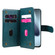 iPhone 17 Pro Multi-Function Wallet 10 Card Slots Leather Phone Case - Dark Green