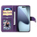 iPhone 17 Pro Multi-Function Wallet 10 Card Slots Leather Phone Case - Violet