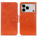 iPhone 17 Pro Nappa Texture Leather Case - Orange