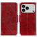iPhone 17 Pro Nappa Texture Leather Case - Red
