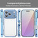 iPhone 17 Pro PC Hybrid TPU Airbag Shockproof Phone Case - Transparent Blue