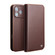 iPhone 17 Pro QIALINO Classic Gen2 Genuine Leather Phone Case - Brown