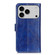 iPhone 17 Pro Retro Crazy Horse Texture Horizontal Flip Leather Phone Case - Blue
