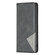iPhone 17 Pro Rhombus Texture Magnetic Leather Phone Case - Black