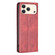 iPhone 17 Pro Rhombus Texture Magnetic Leather Phone Case - Red
