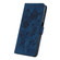 iPhone 17 Pro Rose Flower Embossing Pattern Leather Phone Case - Dark Blue