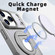 iPhone 17 Pro Rotating Ring Magnetic Holder Phone Case - Titanium Grey