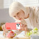iPhone 17 Pro Rugged PC + Silicone Phone Case with Holder - Transparent+Orange