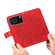 iPhone 17 Pro Seven-petal Flowers Embossing Leather Phone Case - Red