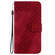 iPhone 17 Pro Seven-shaped Embossed Leather Phone Case - Red