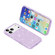 iPhone 17 Pro Shockproof Terminator Glitter Powder Phone Case - Purple