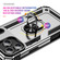 iPhone 17 Pro Shockproof TPU Hybrid PC Phone Case with Holder - Silver