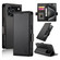 iPhone 17 Pro Side Buckle Magnetic Frosted Leather Phone Case - Black