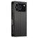 iPhone 17 Pro Side Buckle Magnetic Frosted Leather Phone Case - Black