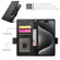iPhone 17 Pro Side Buckle Magnetic Frosted Leather Phone Case - Black