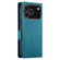 iPhone 17 Pro Side Buckle Magnetic Frosted Leather Phone Case - Blue
